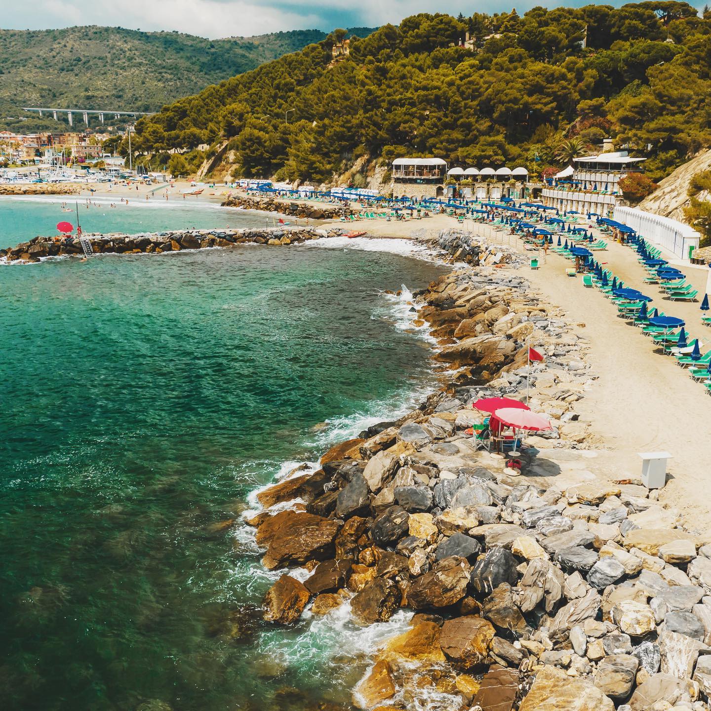 Rocce di Pinamare a Andora